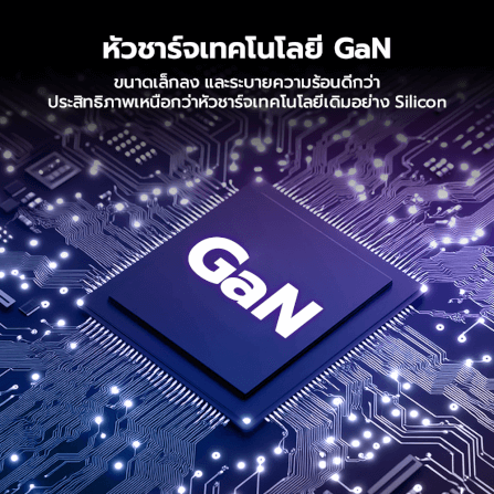 หัวชาร์จ 45W ZTEC ZA452 รองรับเทคโนโลยีชาร์จด่วน PD ขาปลั๊กไทย ได้รับมาตรฐาน มอก._8